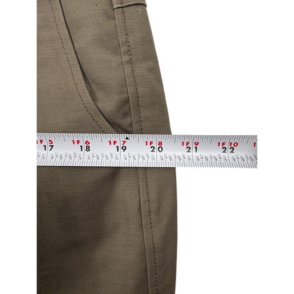 Eddie Bauer Shaw Stretch Cotton Chino Pants Mushroom Brown Straight Leg 12 - Picture 14 of 16